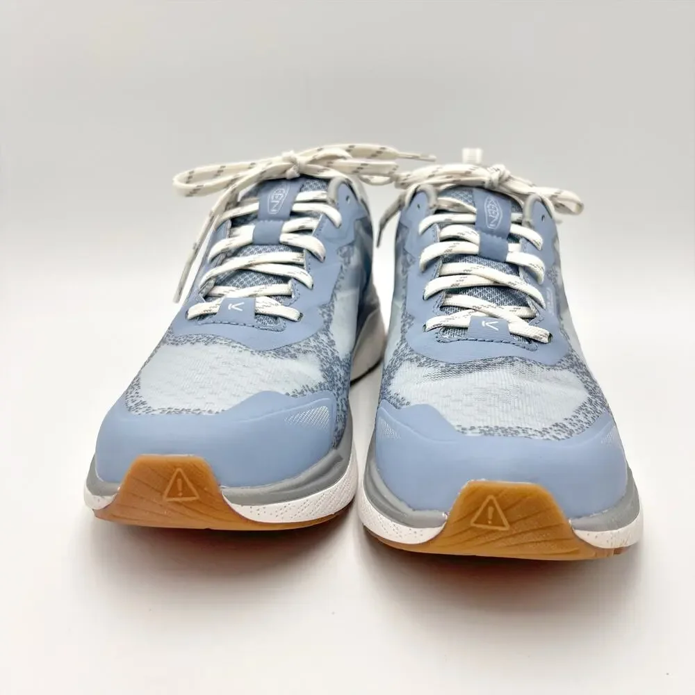 Keen Womens Leiki Hiking Shoes Size 9.5 Blue White Waterproof Sneakers NWOB